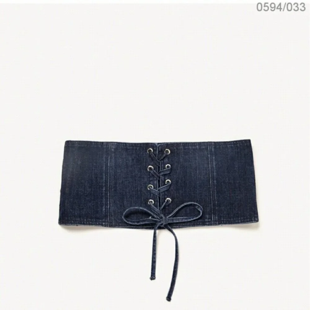 Zara corset blue